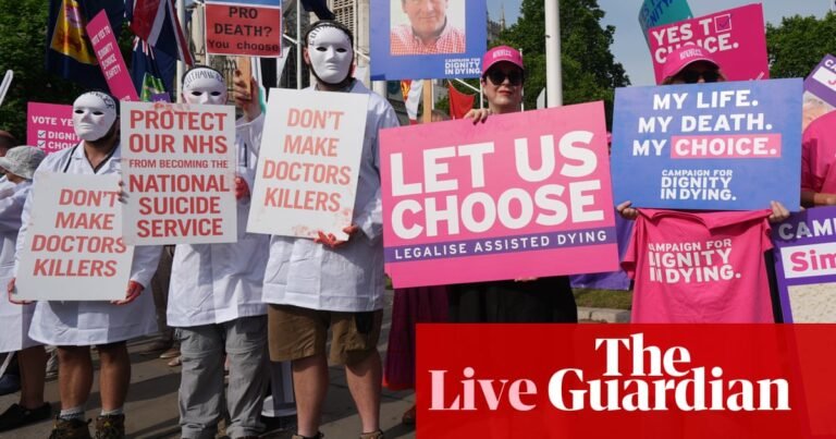 MPs debate assisted dying bill ahead of crunch vote – UK politics live | Politics