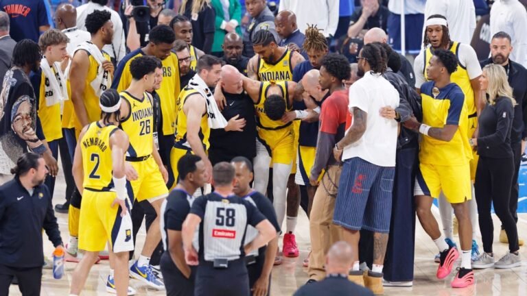 Pacers' Tyrese Haliburton exits Game 7 with Achilles injury