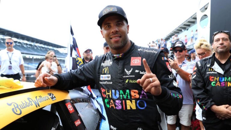 2025 Brickyard 400 results: Bubba Wallace becomes first Black driver to win at Indy, snaps winless streak