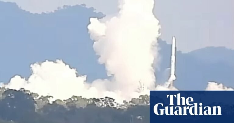 Australian-made orbital rocket crashes after launch in Queensland – video | Queensland