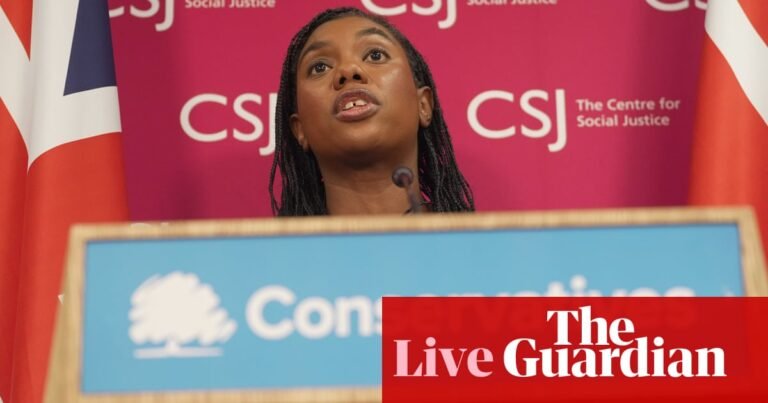 Badenoch says UK is ‘welfare state with economy attached’ and Farage like ‘Corbyn with a pint’ – UK politics live | Politics