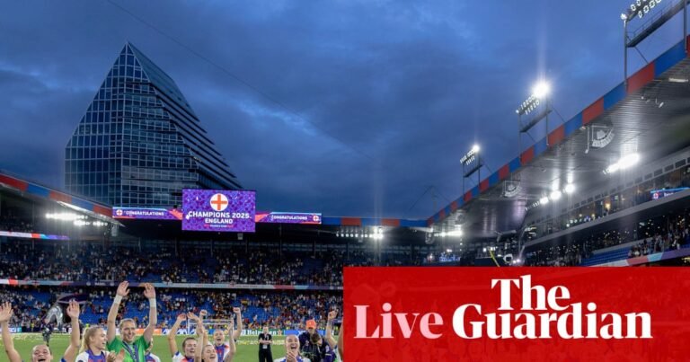 England celebrations continue after Women’s Euro 2025 glory before Downing Street visit – live | Women’s Euro 2025