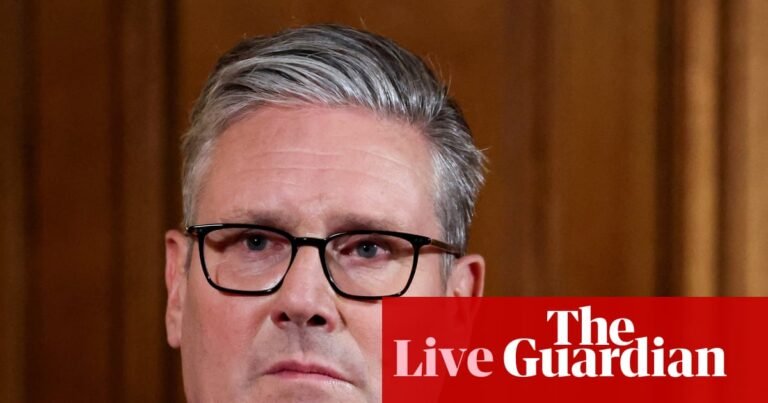Keir Starmer faces pushback after announcing UK will recognise state of Palestine unless Gaza crisis ends – UK politics live | Politics