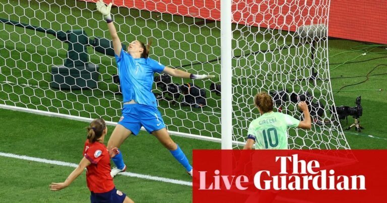 Norway 1-2 Italy: Women’s Euro 2025 quarter-final – as it happened | Women’s Euro 2025