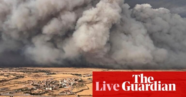 Spanish police investigate Catalan wildfire deaths as extreme temperatures grip Europe – live updates | World news