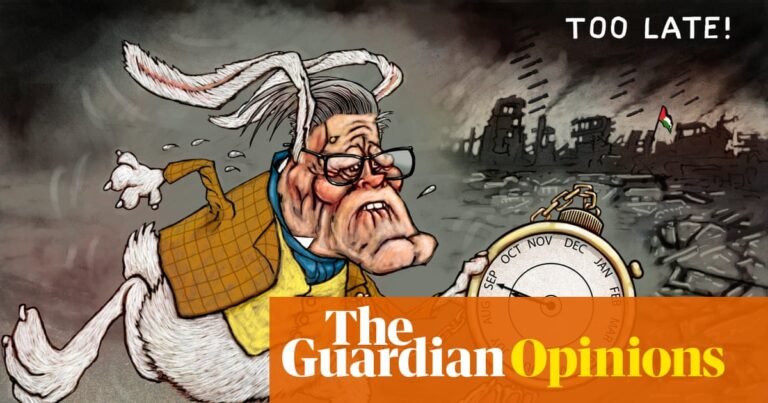 Stephen Lillie on Keir Starmer’s belated action over Gaza – cartoon