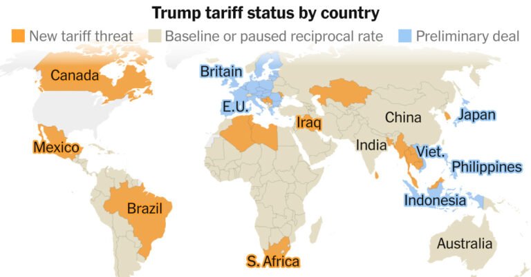 Tracking Trump’s Tariffs: Rates for China, the E.U. and More