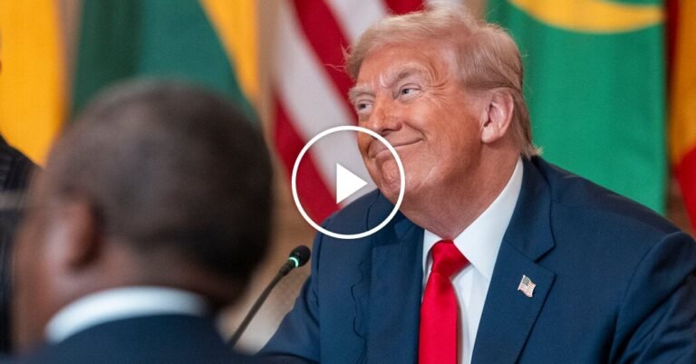 Trump Compliments President of Liberia on His ‘Beautiful English’