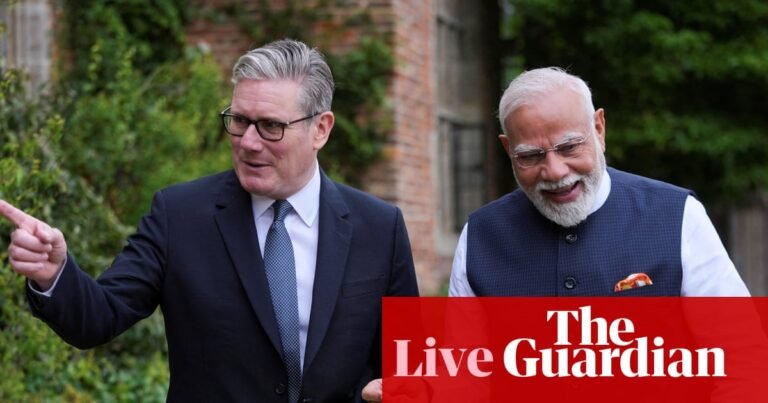 UK-India trade deal biggest and most economically significant since Brexit, says Starmer – UK politics live | Politics