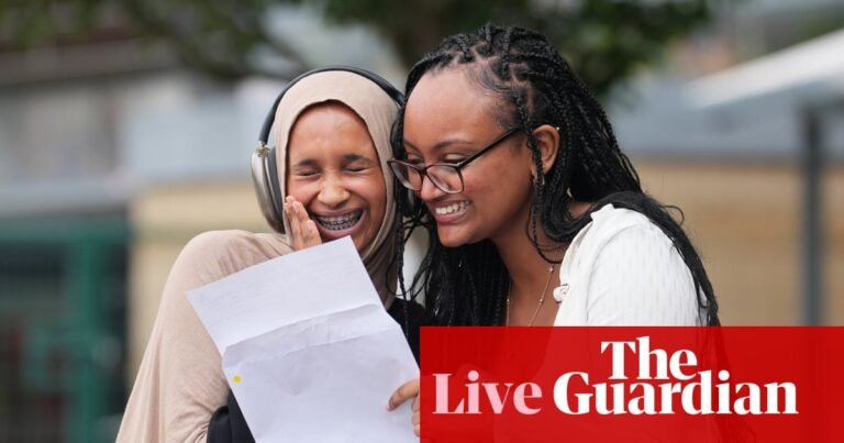 A-Level top grades in England reach record high outside of Covid years – live | A-levels A-Level top grades in England reach record high outside of Covid years – live | A-levels