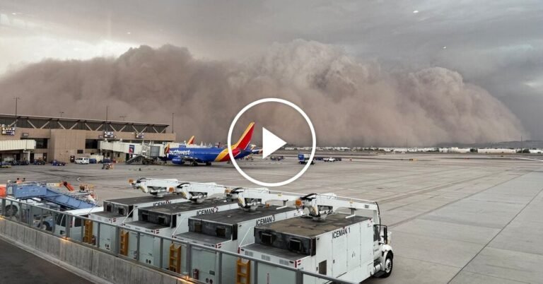 Dust Storms Sweep Through Central Arizona