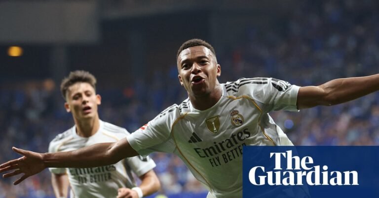 European football: Mbappé and Vinícius fire Real Madrid past Oviedo | European club football