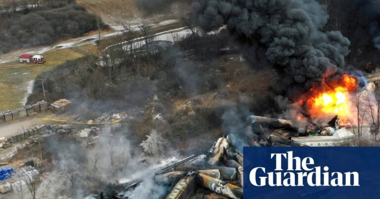 Greater risk of toxic derailments if $85bn railroad merger is approved, warn unions | Ohio train derailment