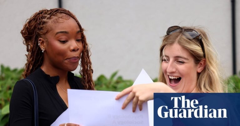 Record proportion of A-level students get top grades in England | A-levels