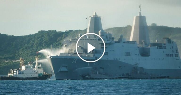 Sailors Fight Fire on U.S. Navy Ship in Japan Sailors Fight Fire on U.S. Navy Ship in Japan