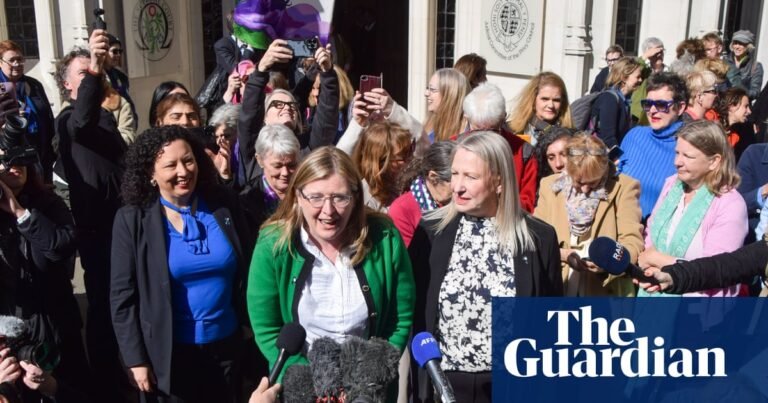 Scottish ministers face legal action over policies ‘inconsistent’ with UK gender ruling | Scotland