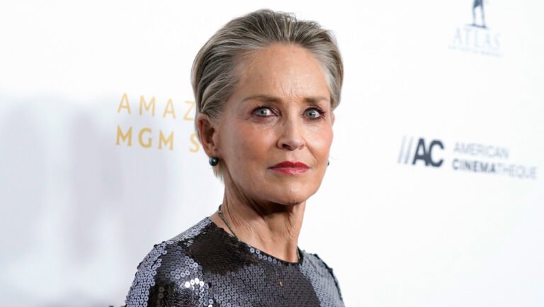 Sharon Stone at the American Cinematheque Awards last year.