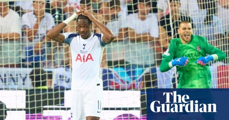 Tottenham ‘disgusted’ by racial abuse of Mathys Tel after Super Cup defeat | Tottenham Hotspur Tottenham ‘disgusted’ by racial abuse of Mathys Tel after Super Cup defeat | Tottenham Hotspur