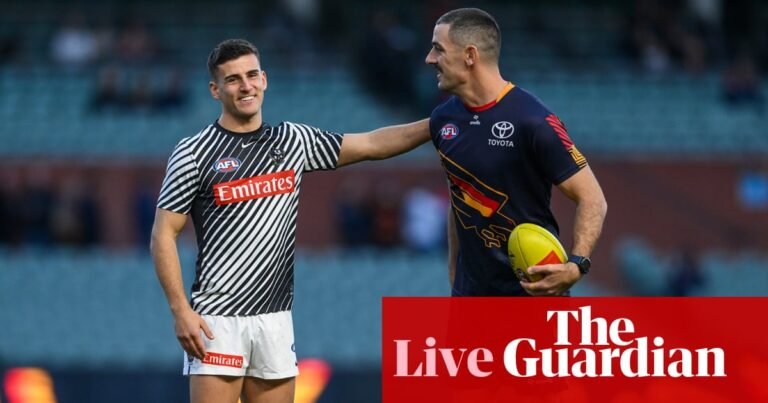 Adelaide v Collingwood: 2025 AFL first qualifying final – live | AFL