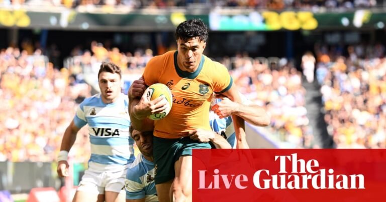 Australia v Argentina: Rugby Championship 2025 – live | Australia rugby union team