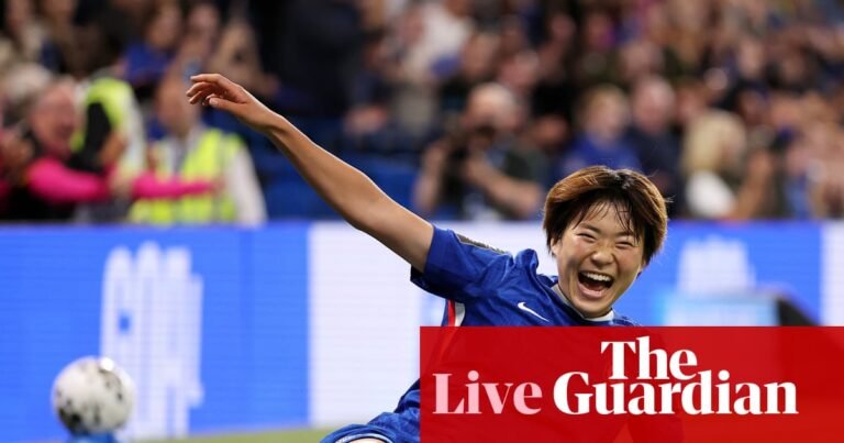 Chelsea v Manchester City: WSL – football live | Women’s Super League Chelsea v Manchester City: WSL – football live | Women's Super League