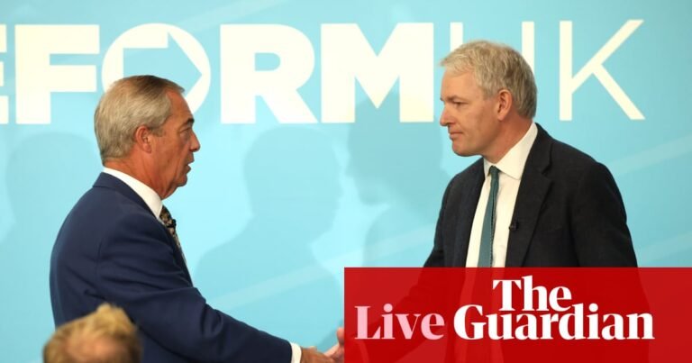 Conservative MP Danny Kruger says party is ‘over’ as he defects to Reform – UK politics live | Politics
