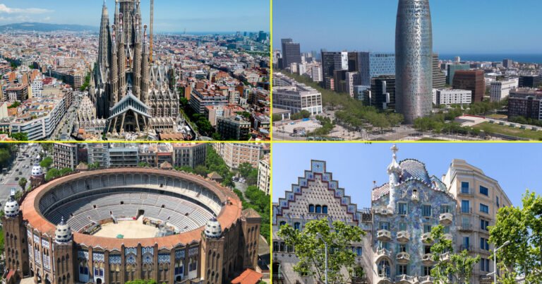 Exploring Barcelona's Architecture Through a Mathematical Lens