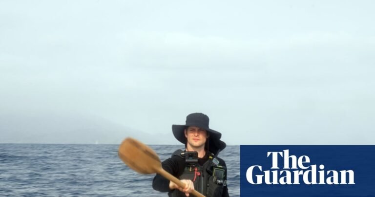 He crossed 26 miles in a kayak made from mushrooms – and lived to tell the tale | US news He crossed 26 miles in a kayak made from mushrooms – and lived to tell the tale | US news