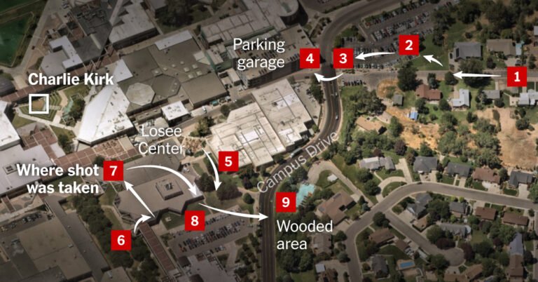 How the Gunman Who Killed Charlie Kirk Got on Campus and Escaped