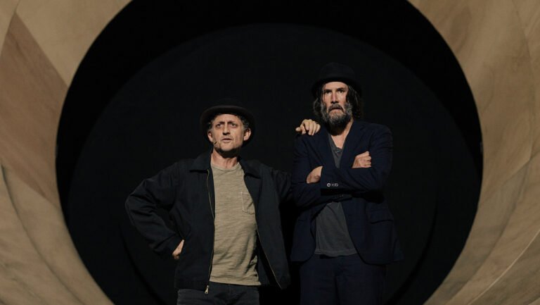 Keanu Reeves and Alex Winter on Broadway Waiting for Godot