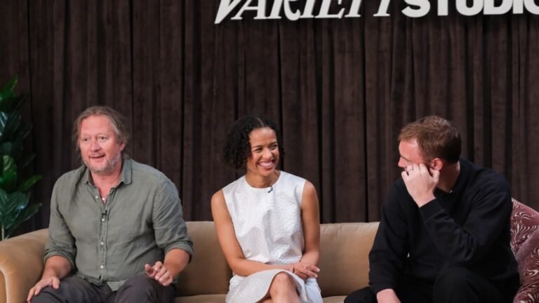 Sam Worthington and Gugu Mbatha-Raw on 'Fuze' at TIFF