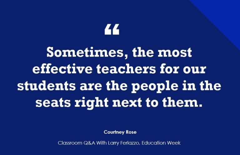 Simple Teacher Moves to Improve the Classroom (Opinion)