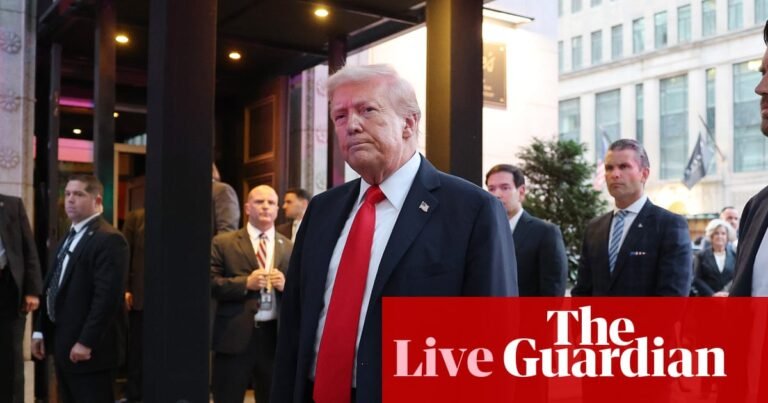 Trump reportedly asks EU to levy 100% tariffs on India and China; Ozempic maker Novo to cut 9,000 jobs – business live | Stock markets