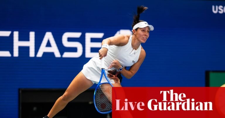 US Open tennis 2025 women’s semi-finals: Aryna Sabalenka v Jessica Pegula – live | US Open Tennis 2025