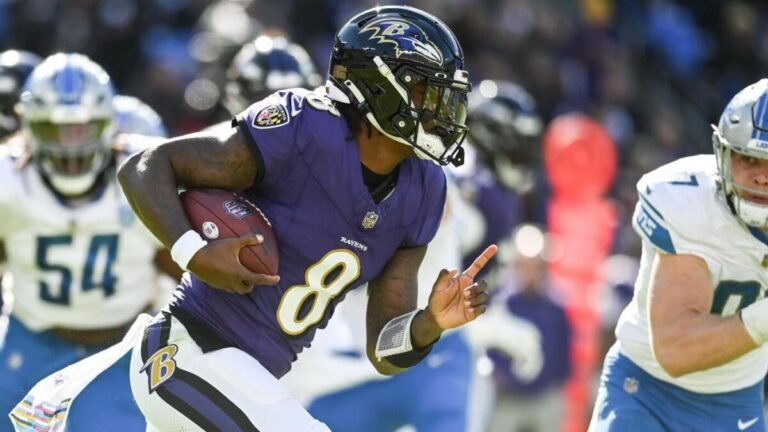 Why Ravens' Lamar Jackson could be in for a huge performance against the Lions on 'Monday Night Football'