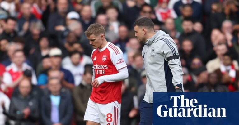 Arsenal expect Martin Ødegaard to miss six weeks with knee injury | Arsenal