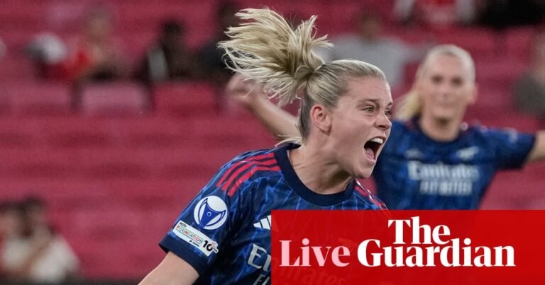 Benfica 0-2 Arsenal: Women’s Champions League – as it happened | Women's Champions League