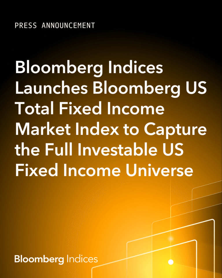 Bloomberg Indices Launches Bloomberg US Total Fixed Income Market Index to Capture the Full Investable US Fixed Income Universe | Insights
