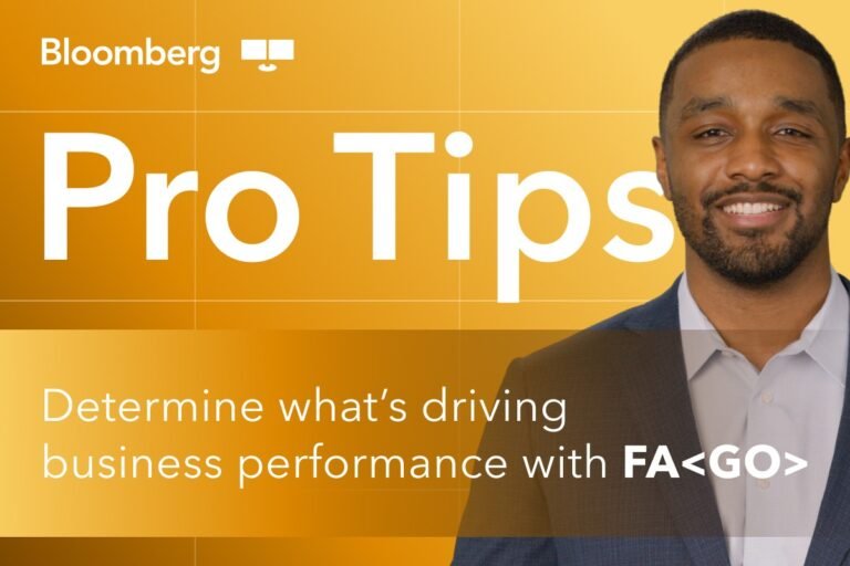 Bloomberg Pro Tips: Determine what’s driving business performance with FA