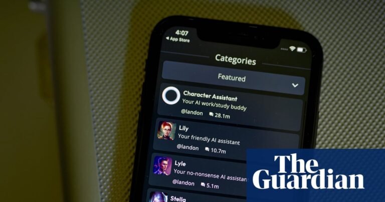 Character.AI bans users under 18 after being sued over child’s suicide | Artificial intelligence (AI)