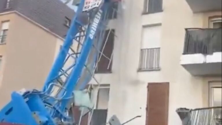 Cranes topple during deadly tornado in northern France | Climate Cranes topple during deadly tornado in northern France | Climate