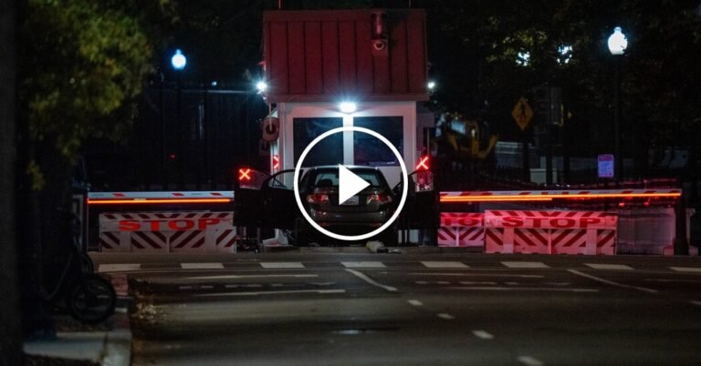 Driver Crashes Car Into Security Gate Near White House
