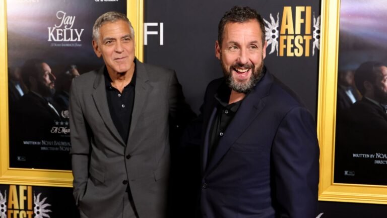 George Clooney Wanted Adam Sandler Taken Seriously on 'Jay Kelly'