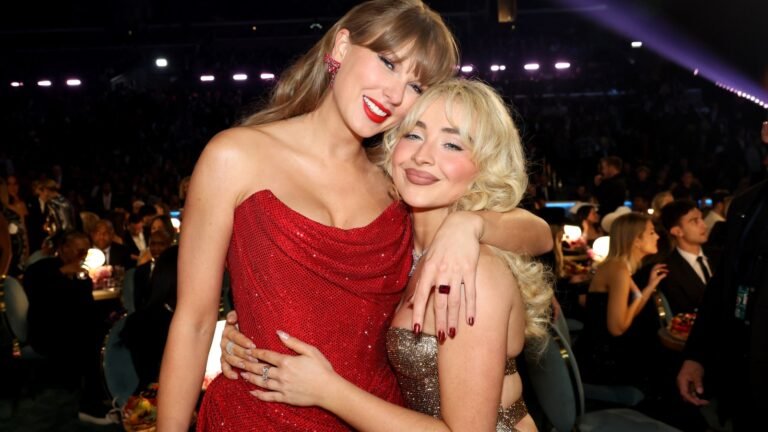 Hear Taylor Swift, Sabrina Carpenter on 'The Life of a Showgirl'