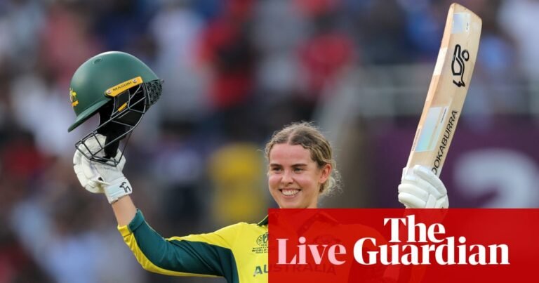 India v Australia: Women’s Cricket World Cup semi-final – live | Women's Cricket World Cup