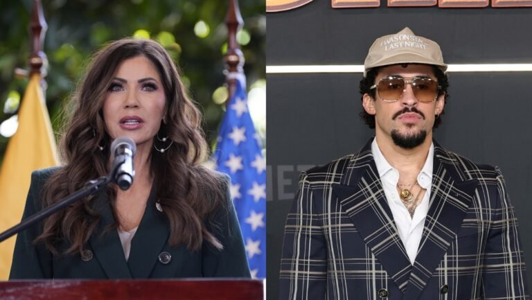 Kristi Noem and Bad Bunny