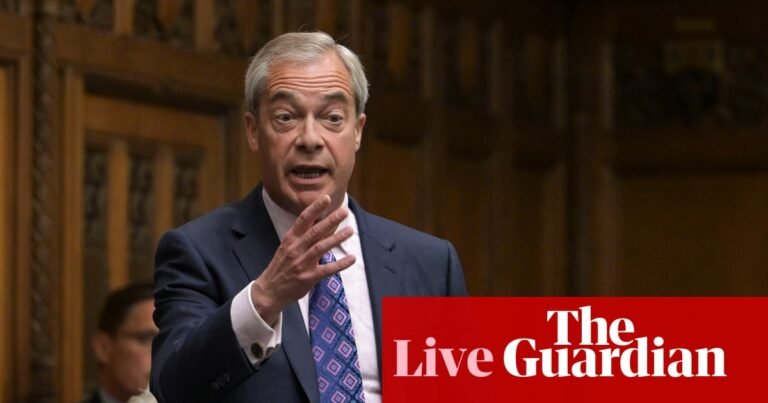 Labour MPs furious after being told to abstain on Farage’s 10-minute rule bill proposing ECHR withdrawal – UK politics live | Politics