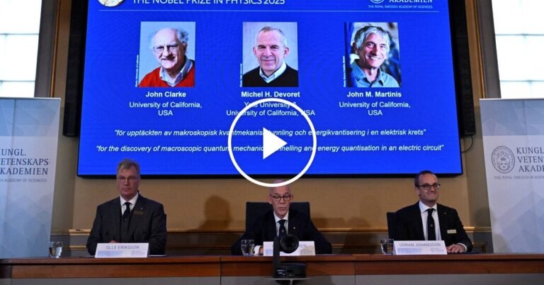 Nobel Prize in Physics Recognizes Work in Quantum Mechanics