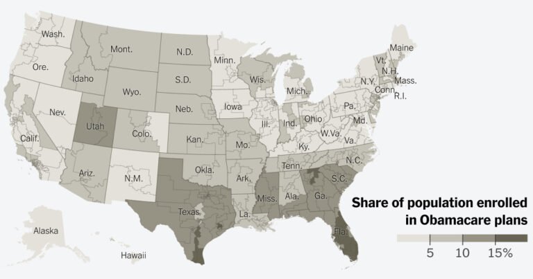 Obamacare Enrollment by State: Most Enrollees Live in Republican Areas