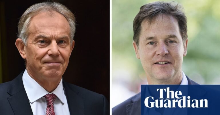 Tony Blair and Nick Clegg hosted dinner giving tech bosses access to UK minister | Tony Blair Tony Blair and Nick Clegg hosted dinner giving tech bosses access to UK minister | Tony Blair